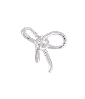 silver bow charm