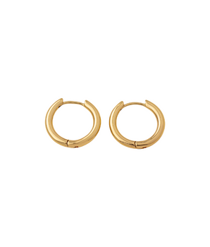 hero charm hoops mini gold