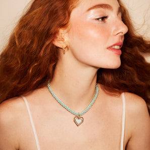 flmp spinning heart necklace