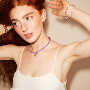 Flmp gold heart necklace