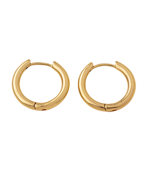 hero charm hoop midi gold