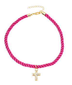 Flmp gold cross necklace