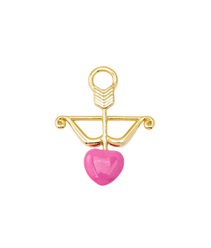 Shot to the heart charm