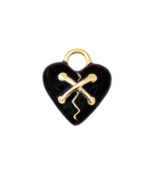 Mended heart charm