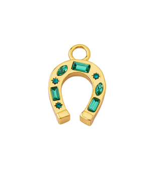 horseshoe charm - limited green edition